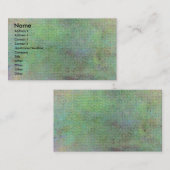 グランジ緑テクスチャ 名刺 (正面/裏面)