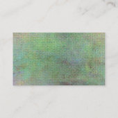 グランジ緑テクスチャ 名刺 (裏面)