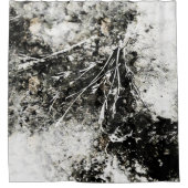 グランジ自然乾燥オーガニック植物 シャワーカーテン (正面)