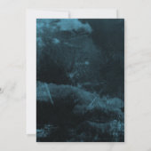 グランジ落書きバスケットボール写真誕生日 招待状 (裏面)