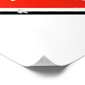 グランジ行く遠くに記号 ポスター (角)