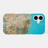 グランジ調ペイントテクスチャ iPhone 16ケース (裏面横)