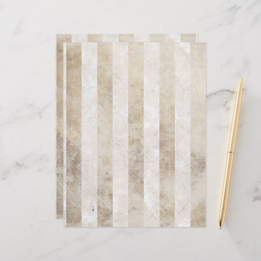 グランジ金ゴールドストライプスクラップブック紙 (正面/裏面インサイチュ)