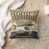 グランジ魚釣り クッション (ブランケット)