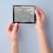 グランジ黒絵を描フェイクデザイン チラシ (手)