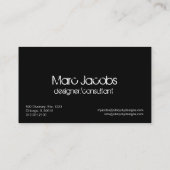 グランジ（ばちゃばちゃ）跳ねる名刺 名刺 (裏面)