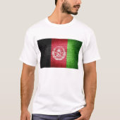 グランジ アフガニスタン国旗 Tシャツ (正面)