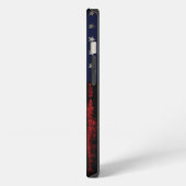 グランジ アメリカ国旗 iPhoneケース (左側面)
