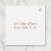 グランジ カッパー パティーナとターコイズ フェイバータグ (裏面)