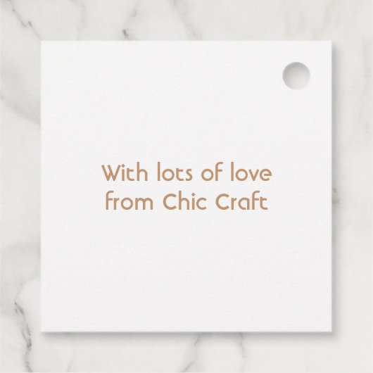 グランジ カッパー パティーナとターコイズ フェイバータグ (裏面)