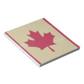 グランジ カナダ国旗 ノートパッド (アングル)