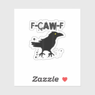 グランジ コーヒー F カワ F カラス ジョーク クリエイティブ スタイル シール