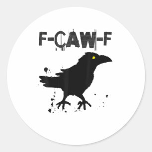 グランジ コーヒー F カー フクロウ ユーモア クリエイティブ スタイル ラウンドシール
