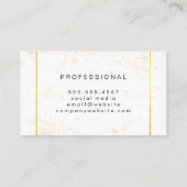 グランジ / ゴールド トリム 名刺 (裏面)