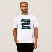 グランジ-サポートTouretteシンドロームの認識度 Tシャツ (正面フル)