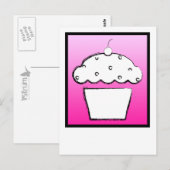 グランジ チェリー カップケーキ ポストカード (正面/裏面)
