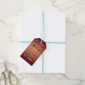 グランジ パティーナ ヴィンテージ背景 ギフトタグ (より糸付き)