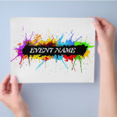 グランジ・パーティーのフライヤー チラシ (手)