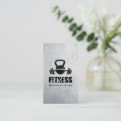 グランジ フィットネス パーソナルトレーナー ケトルベル バーベル 名刺 (スタンド正面)