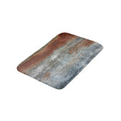 グランジ ブラウン ラスト テクスチャ パターン バスマット (アングル)