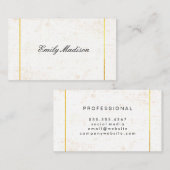 グランジ /金ゴールドトリム 名刺 (正面/裏面)