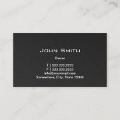 グランジ&錆びた古い車の修車の理 名刺 (裏面)