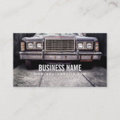 グランジ&錆びた古い車の修車の理 名刺 (正面)