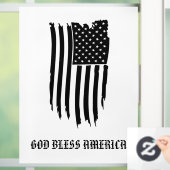 * グランジ AP16米国国旗愛国神の祝福を受けたアメリカ ウィンドウサイン (ホーム)