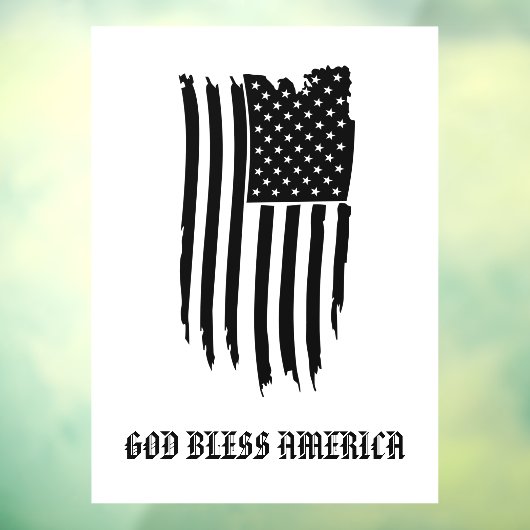 * グランジ AP16米国国旗愛国神の祝福を受けたアメリカ ウィンドウサイン (シート3)