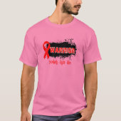 グランジ - WARRIOR – 血液がん Tシャツ (正面)