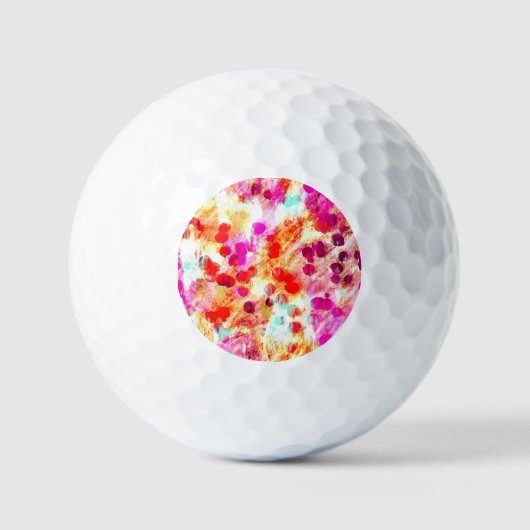 グランジColor Dotテクスチャの背景 ゴルフボール (正面)