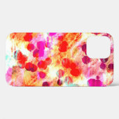 グランジColor Dotテクスチャの背景 Case-Mate iPhoneケース (裏面 (横))