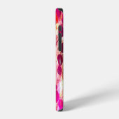 グランジColor Dotテクスチャの背景 iPhoneケース (左側面)