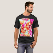 グランジColor Dotテクスチャの背景 Tシャツ (正面フル)