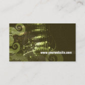 グランジGreen Guitar名刺 名刺 (裏面)