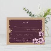 グランジhibiscus -rsvpカード 招待状 (スタンド正面)