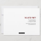 グランジXL写真卒業発表 招待状 (裏面)