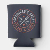 グランダードグリルパーソナライズされた年の設立 缶クーラー (裏面)