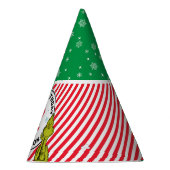 グランチレッドグリーンスノーフレーク誕生日 パーティーハット (右)