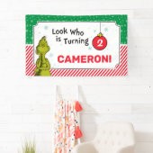 グランチレッドグリーンスノーフレーク誕生日 横断幕 (インサイチュ)