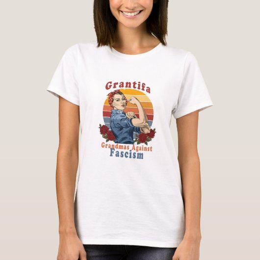 グランティファ おばあちゃんたちによる Tシャツ (正面)