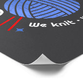 グランティファ・ウィ・ニット・ウィ・ボート・ウィ・レジスト ポスター (角)