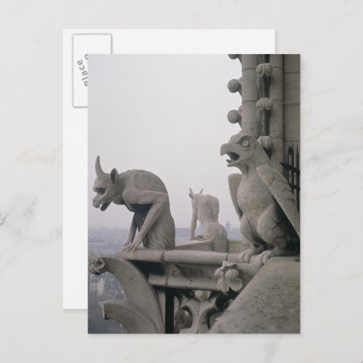 グランデの手すりのガーゴイル ポストカード (正面/裏面)