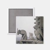 グランデの欄干の上のガルゴイル マグネット (正面/裏面)