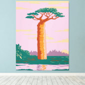 グランディアーズバオバブ キャンバスプリント (インサイチュ (ウッドフロア))