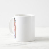 グランデディバインピンク&グリーン コーヒーマグカップ (正面左)