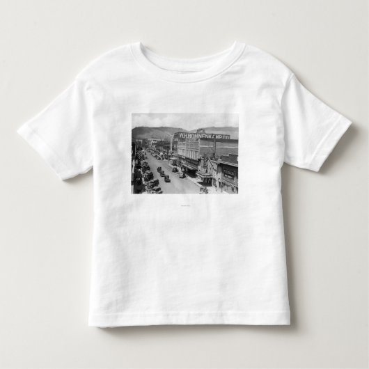 グランデ都市StreetLaの空中写真または トドラーTシャツ (正面)