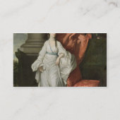 グラントののジェームスグラント、Bt妻女性。、1770-80年 名刺 (裏面)