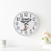 グラントのガレージスパークプラグピンアップ ラージ壁時計 (ホーム)