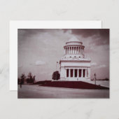 グラントの墓のヴィンテージ写真 ポストカード (正面/裏面)